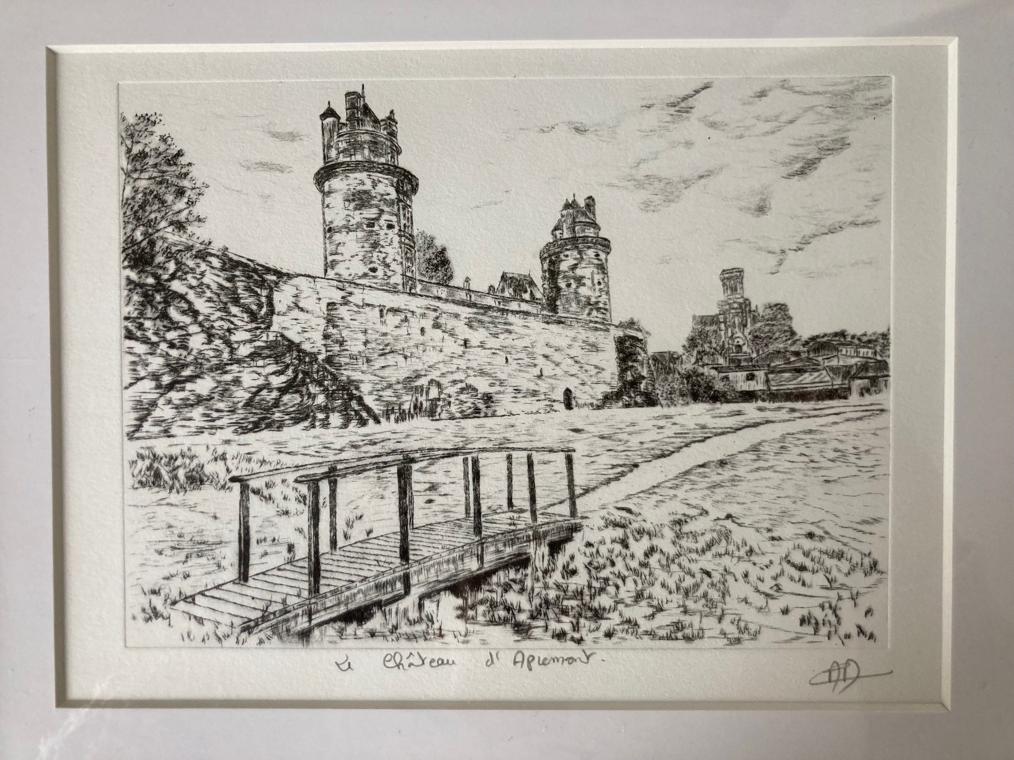 Château d'Apremont - Vue du petit pont – Image 4