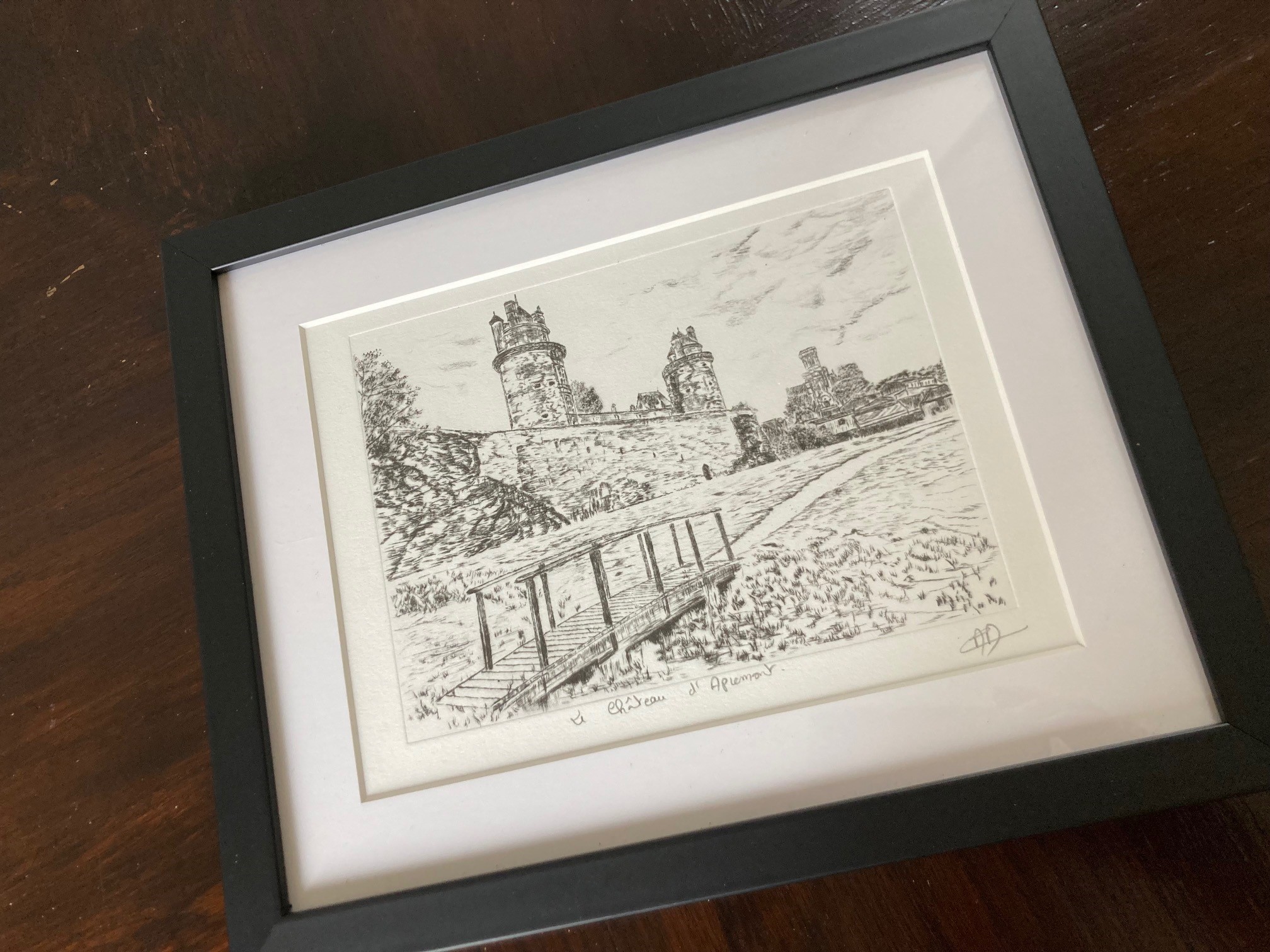 Château d'Apremont - Vue du petit pont